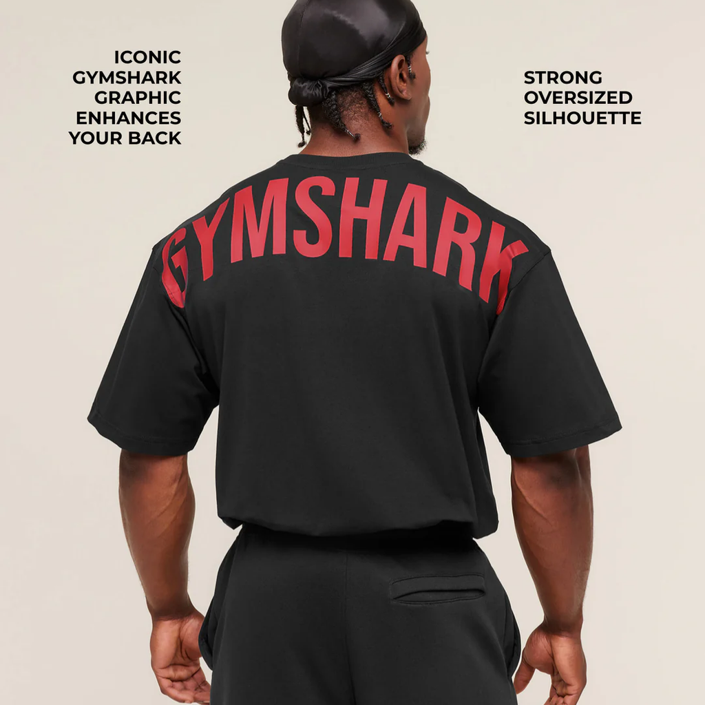 GS - Power T-Shirt - Black/Conditioning Red