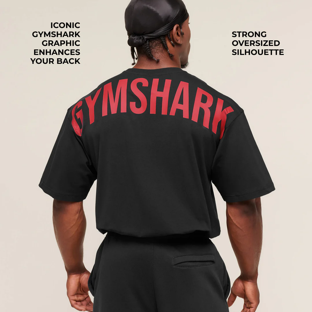 GS - Power T-Shirt - Black/Conditioning Red