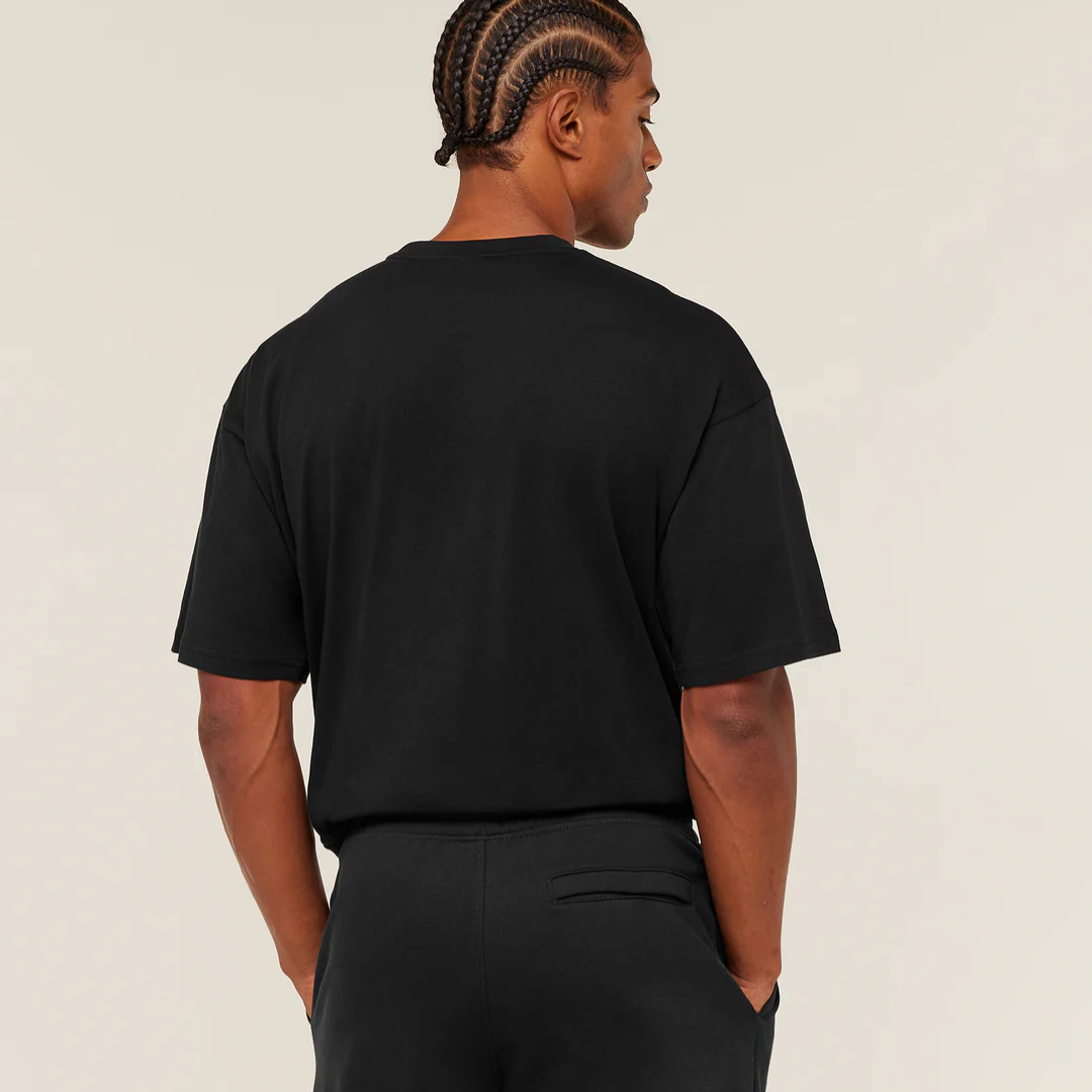 GS - Crest Oversized T-Shirt - GS Black