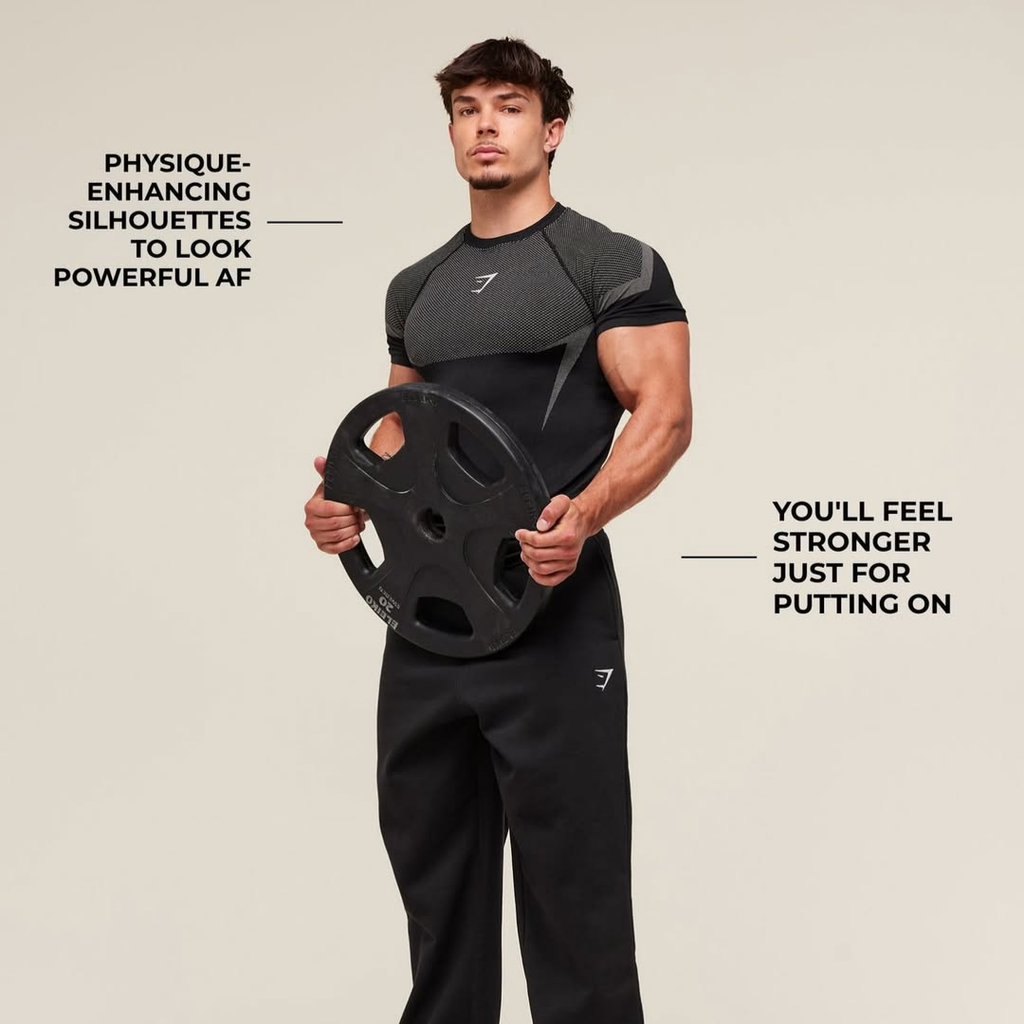 GS - Onyx 5.0 Seamless T-Shirt - Black/Light Grey