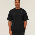 GS - Crest Oversized T-Shirt - GS Black