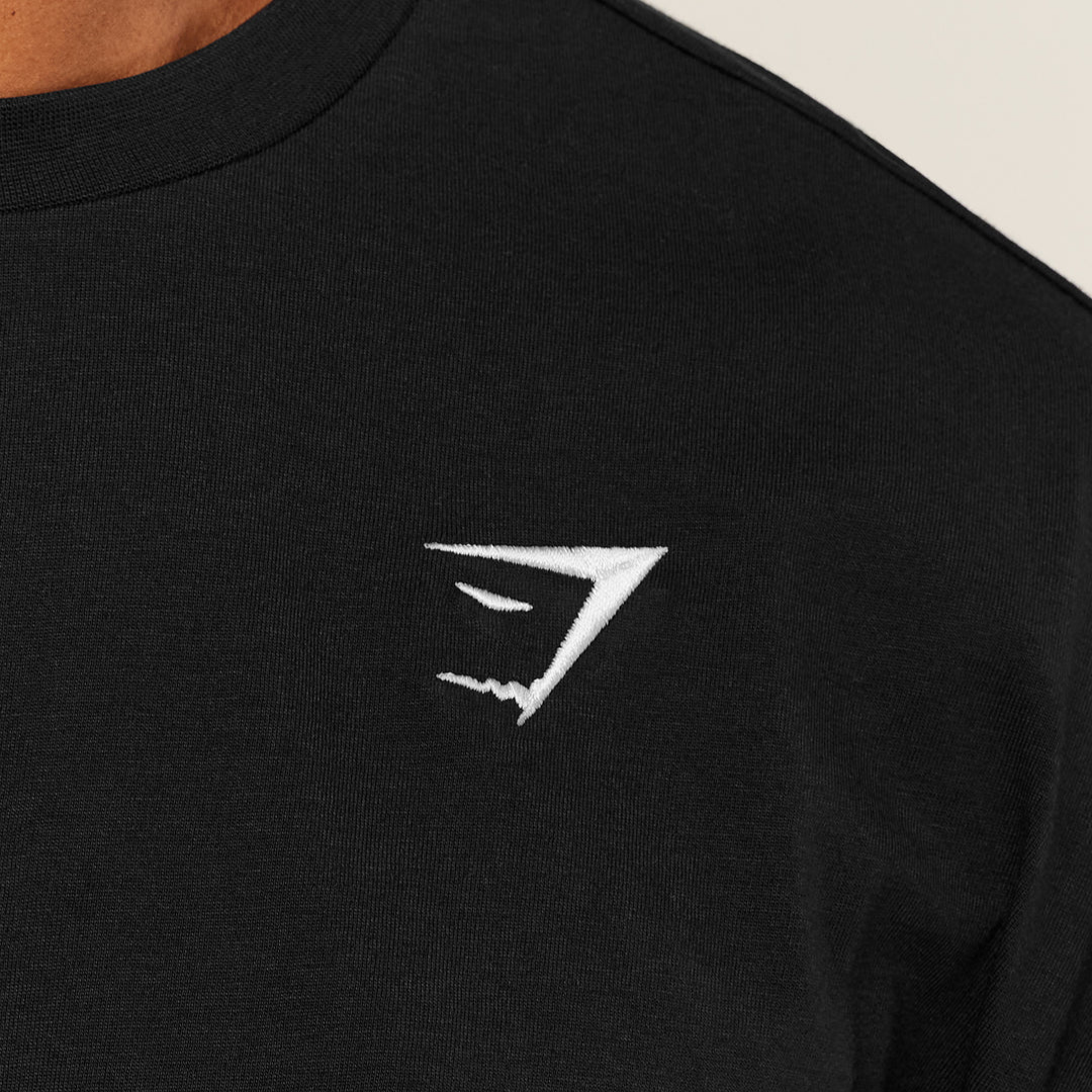 GS - Crest Oversized T-Shirt - GS Black