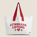 GS - Love Lifting Graphic Tote Bag - Oat White