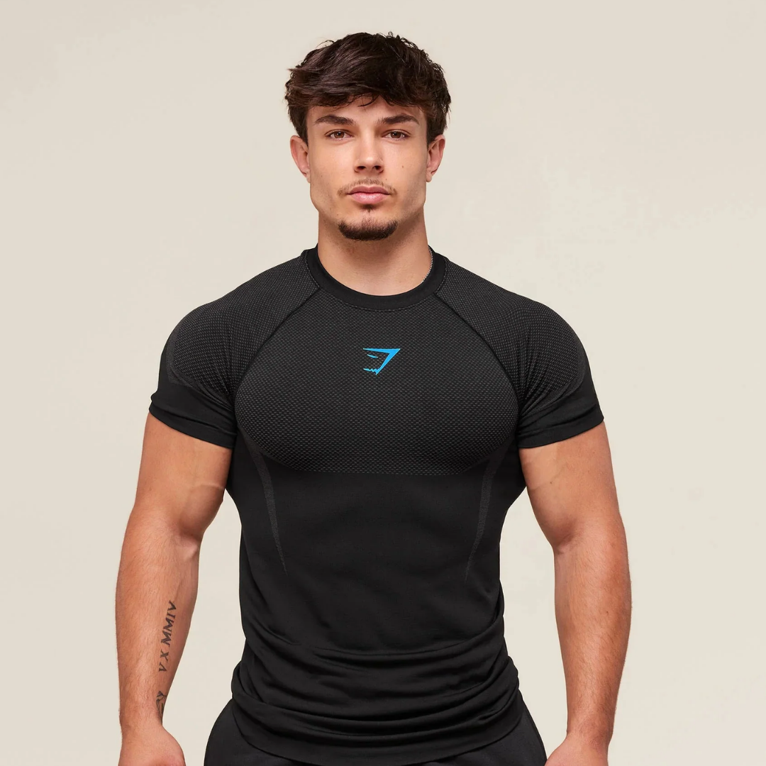 GS - Onyx 5.0 Seamless T-Shirt - Black/Onyx Grey
