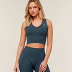 GS - Everyday Seamless Crop Tank - GS Stealth Blue