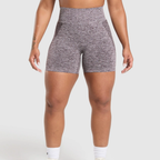 GS - Flex Shorts - Plum Brown/White Marl