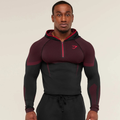 GS - Onyx 5.0 Seamless Hoodie - Black/Carmine Red