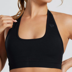 Women's Best - Motion Seamless Halter Bra - Black