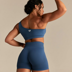 Women's Best - Power Seamless One Shoulder Bra | Blueberry