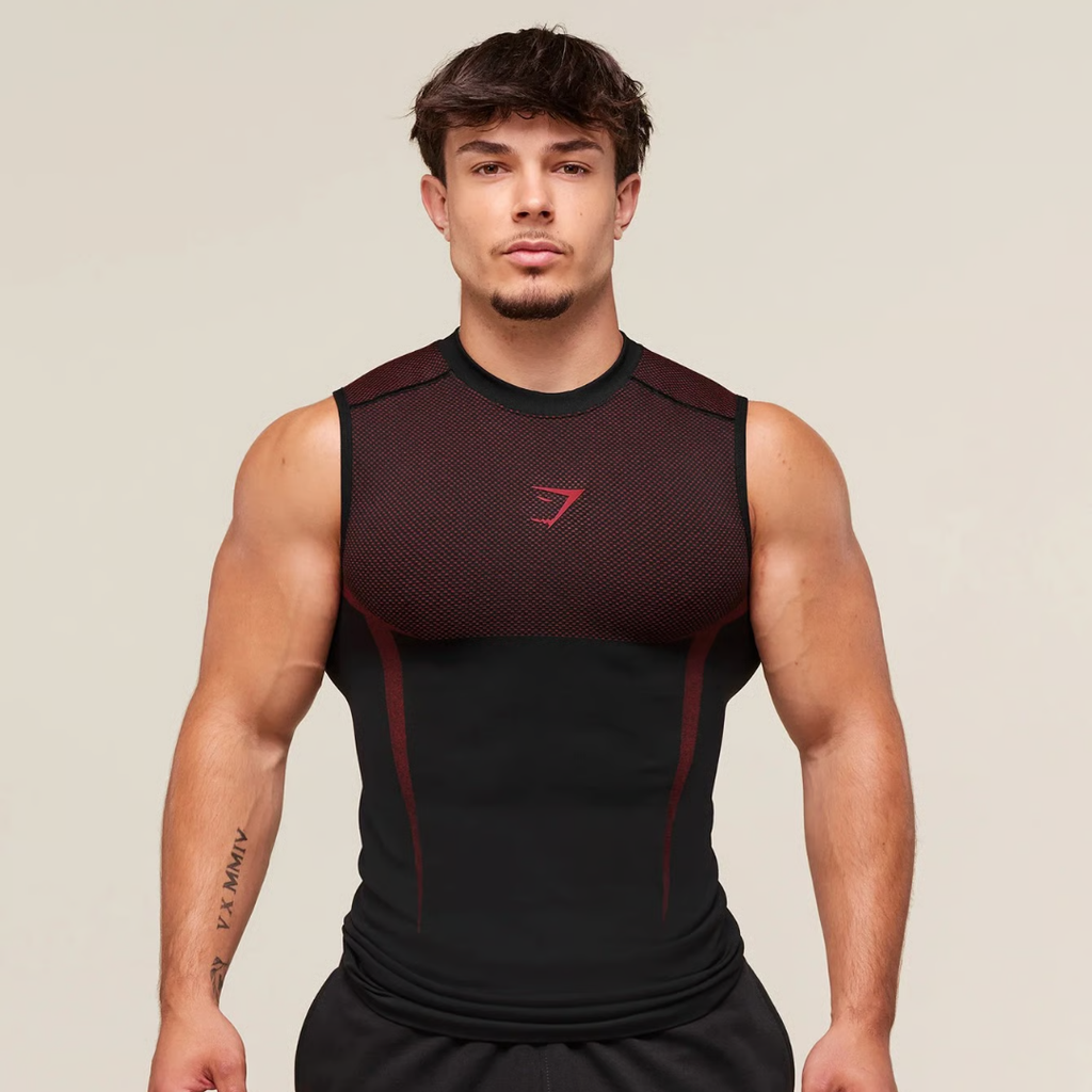 GS - Onyx 5.0 Tank - Black/Carmine Red