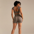 Women's Best - Motion Seamless Shorts | Taupe Grey