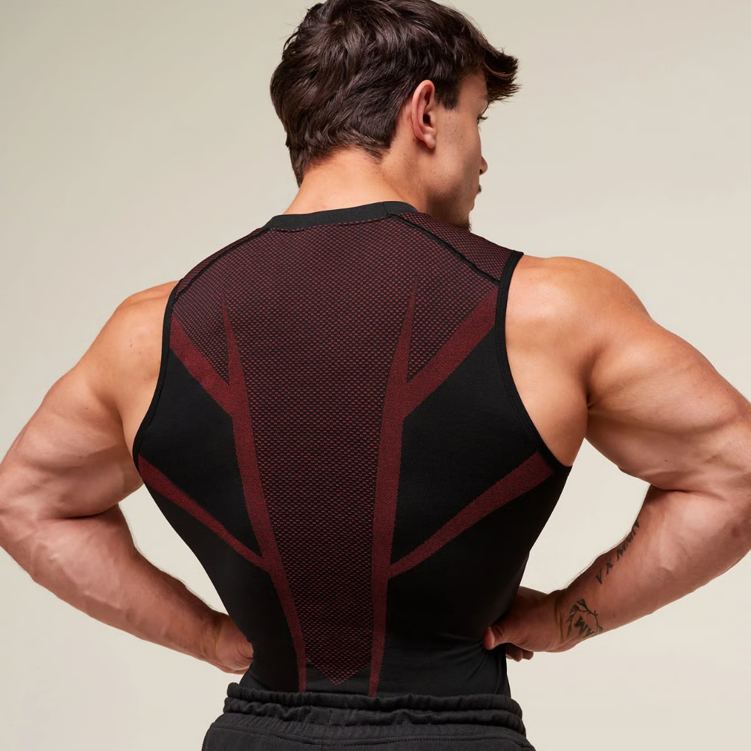 GS - Onyx 5.0 Tank - Black/Carmine Red