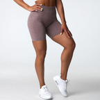 NVGTN - Cocoa Scrunch Seamless Shorts