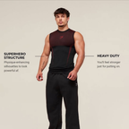 GS - Onyx 5.0 Tank - Black/Carmine Red