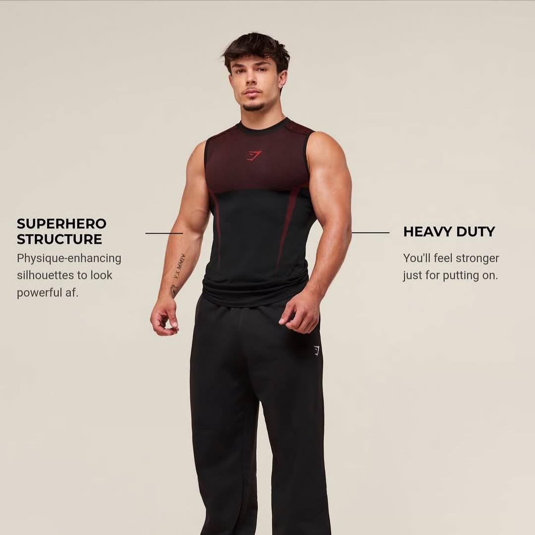 GS - Onyx 5.0 Tank - Black/Carmine Red