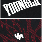 YoungLA - 4067 - Gothic Compression Tees - Black/Red