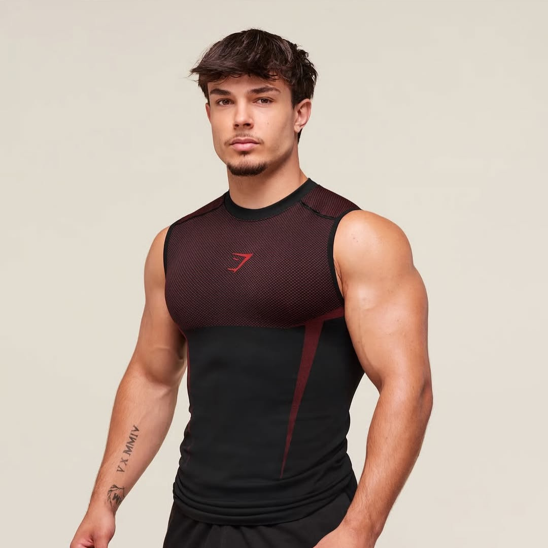 GS - Onyx 5.0 Tank - Black/Carmine Red