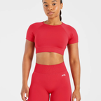 AYBL - Adapt Seamless Crop Top - Salsa Red