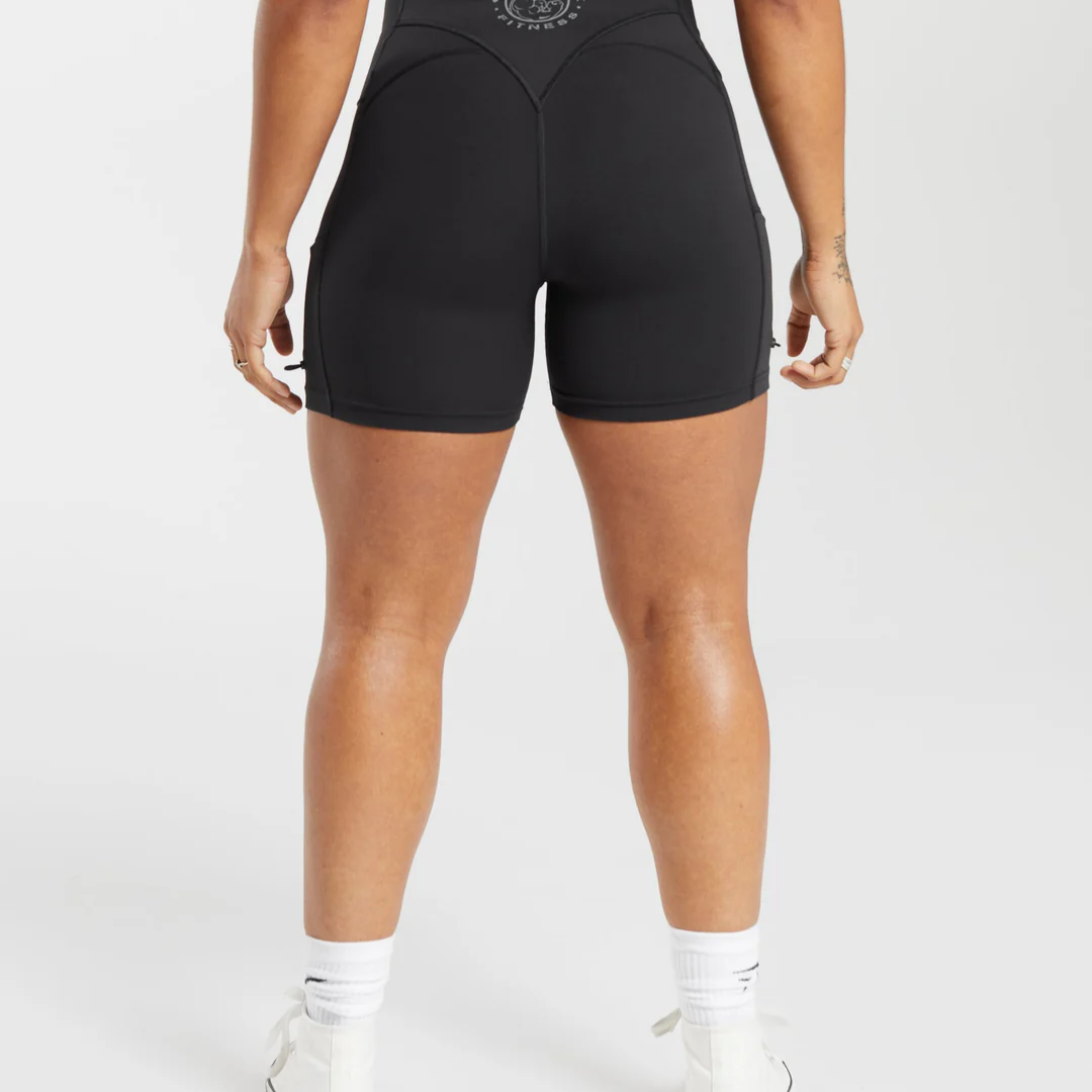 GS - Legacy Logo Tight Shorts - Black
