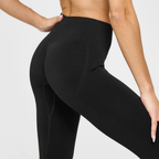 Oner Active - Effortless Seamless Leggings with White Logo | Black