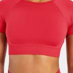 AYBL - Adapt Seamless Crop Top - Salsa Red