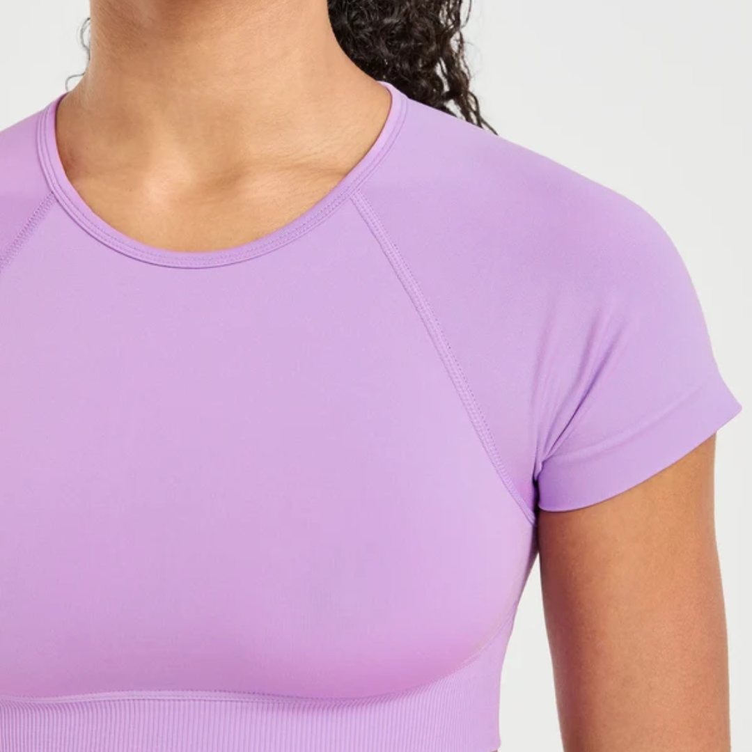 AYBL - Adapt Seamless Crop Top - Spring Lilac