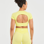 AYBL - Adapt Seamless Crop Top - Spring Yellow
