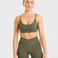 AYBL - Sculpt Wrap Sports Bra - Deep Khaki