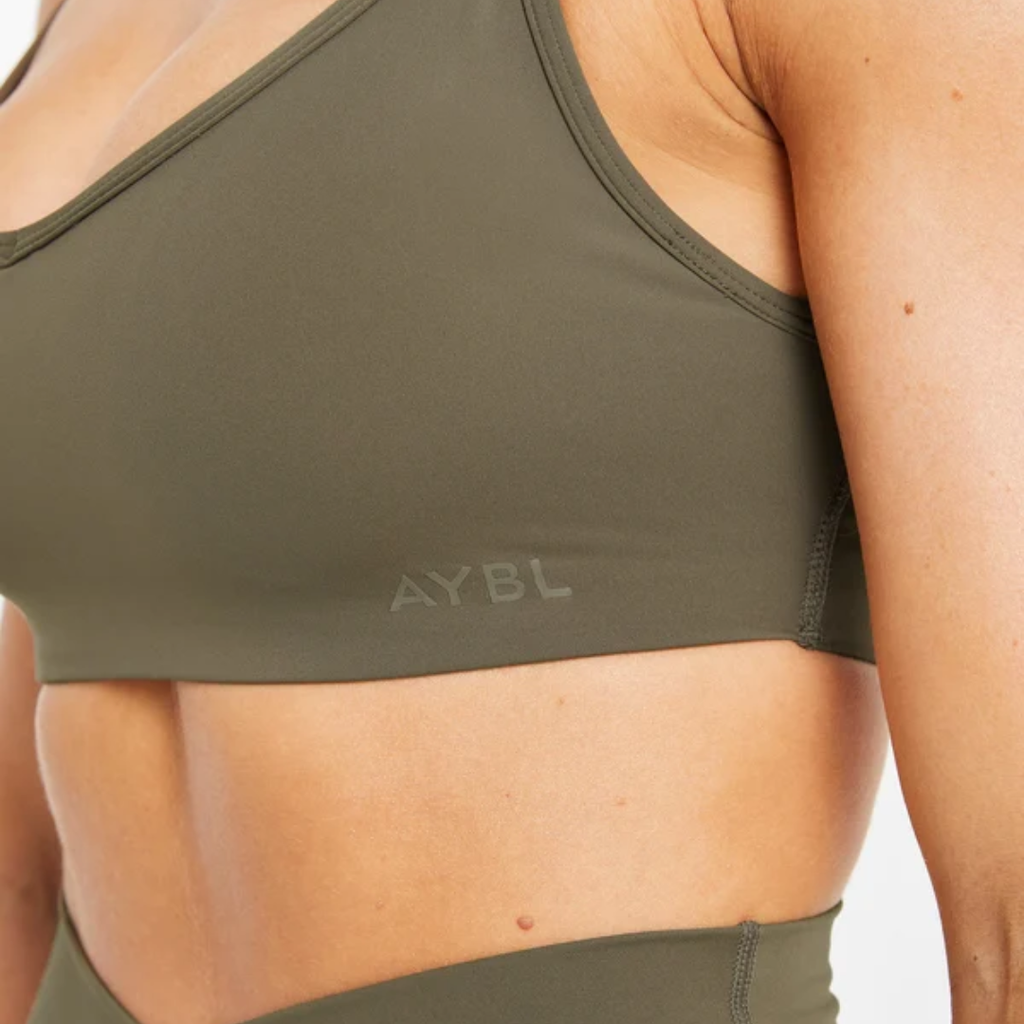 AYBL - Sculpt Wrap Sports Bra - Deep Khaki