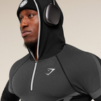 GS - Onyx 5.0 Seamless Hoodie - Black/Light Grey