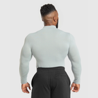 GS - Everyday Seamless Mock Long Sleeve T-Shirt - Silver Grey
