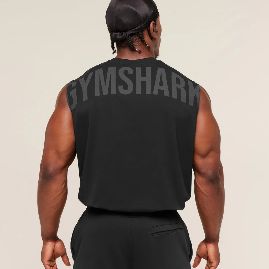 GS - Power Cut Off Tank - Black/Asphalt Grey