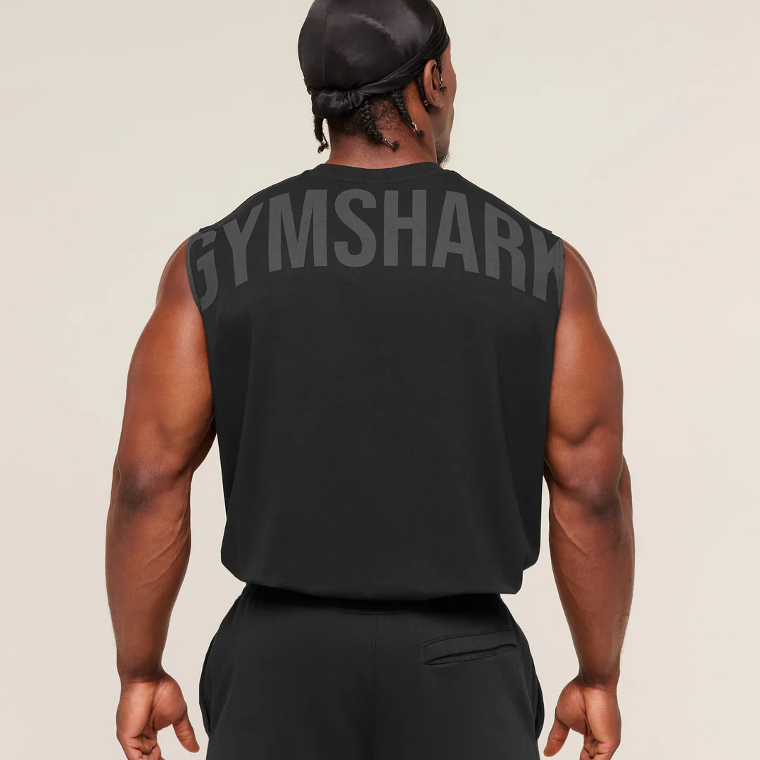 GS - Power Cut Off Tank - Black/Asphalt Grey